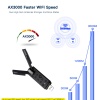 RTL8832CU Wireless Network Card AX3000 Tri-Band WiFI 6E USB WiFi Adapter support WPA3 Driver Free 3000 mbps wifi usb dongle