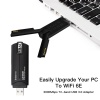 RTL8832CU Wireless Network Card AX3000 Tri-Band WiFI 6E USB WiFi Adapter support WPA3 Driver Free 3000 mbps wifi usb dongle