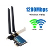1200Mbps PCI-E Wireless Network Card Desktop 802.11AC Dual Band 2.4G 5G AC1200 PCIe Dongle Wifi BT4.0 Adapter Pcle