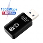 2.4ghz&5.8ghz USB 3.0 wifi Dongle for PC RTL8812BU 1300Mbps WiFi Adapter