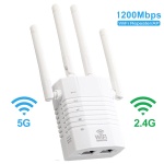 5 Ghz WiFi Repeater Wireless Wifi Extender 1200Mbps Wi-Fi Amplifier 802.11ac Long Range Wifi Signal Booster